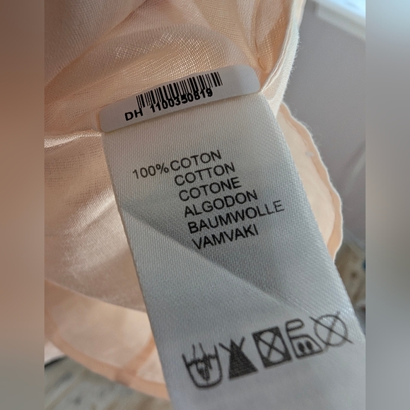 Vintage Antik Batik Victorian Blush Cotton Voile Size Small - Picture 9 of 11